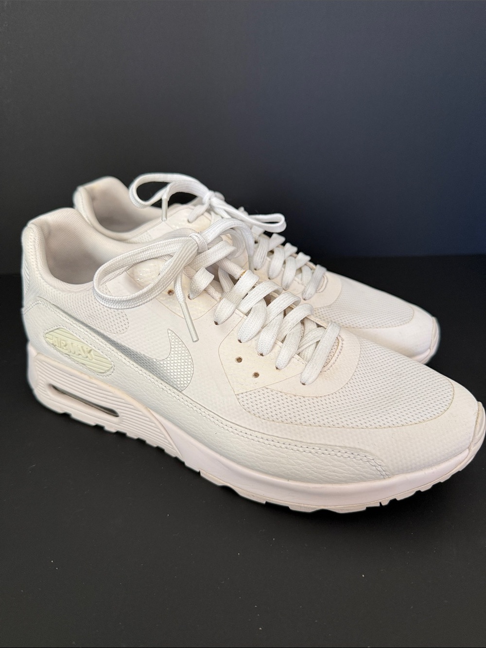 Nike Wmns Air Max 90 Ultra 2.0 White Metallic/Platinum White 881106-101